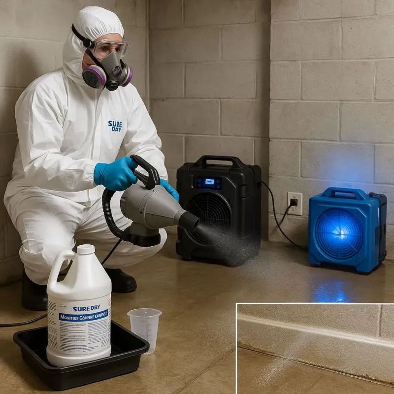 Sanitization and Odor Removal process in Wilmington Island, GA